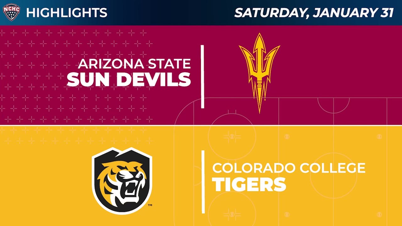 1/31/26 - Arizona State at Colorado College Highlights