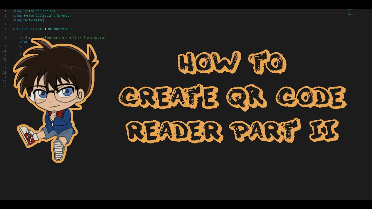 How to create QRcode scanner in Unity Part II/II