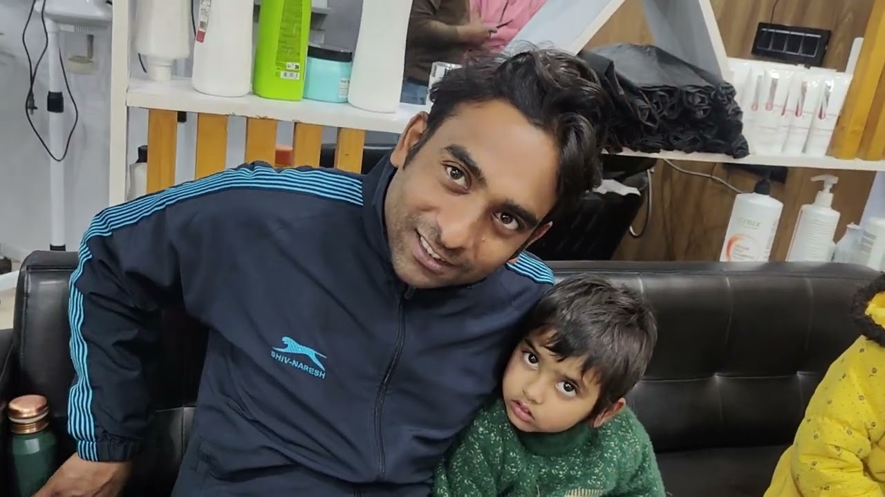 इतना मुश्किल से आन्य ने करवाया हेयरकटिंग#Aastha Anya ka hair ✂️#daily vlogs#@AbhishekArchanaVlogs #
