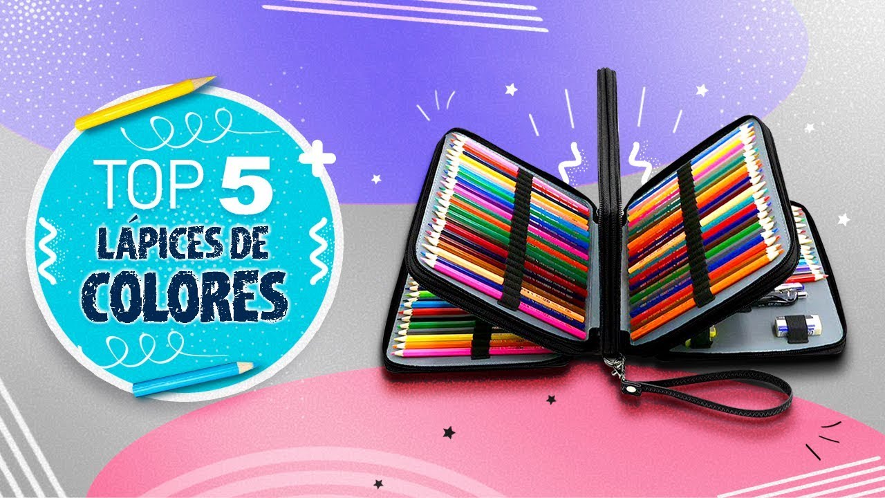 TOP 5 Los MEJORES LAPICES de COLORES ESCOLARES BARATOS ( 2019 )