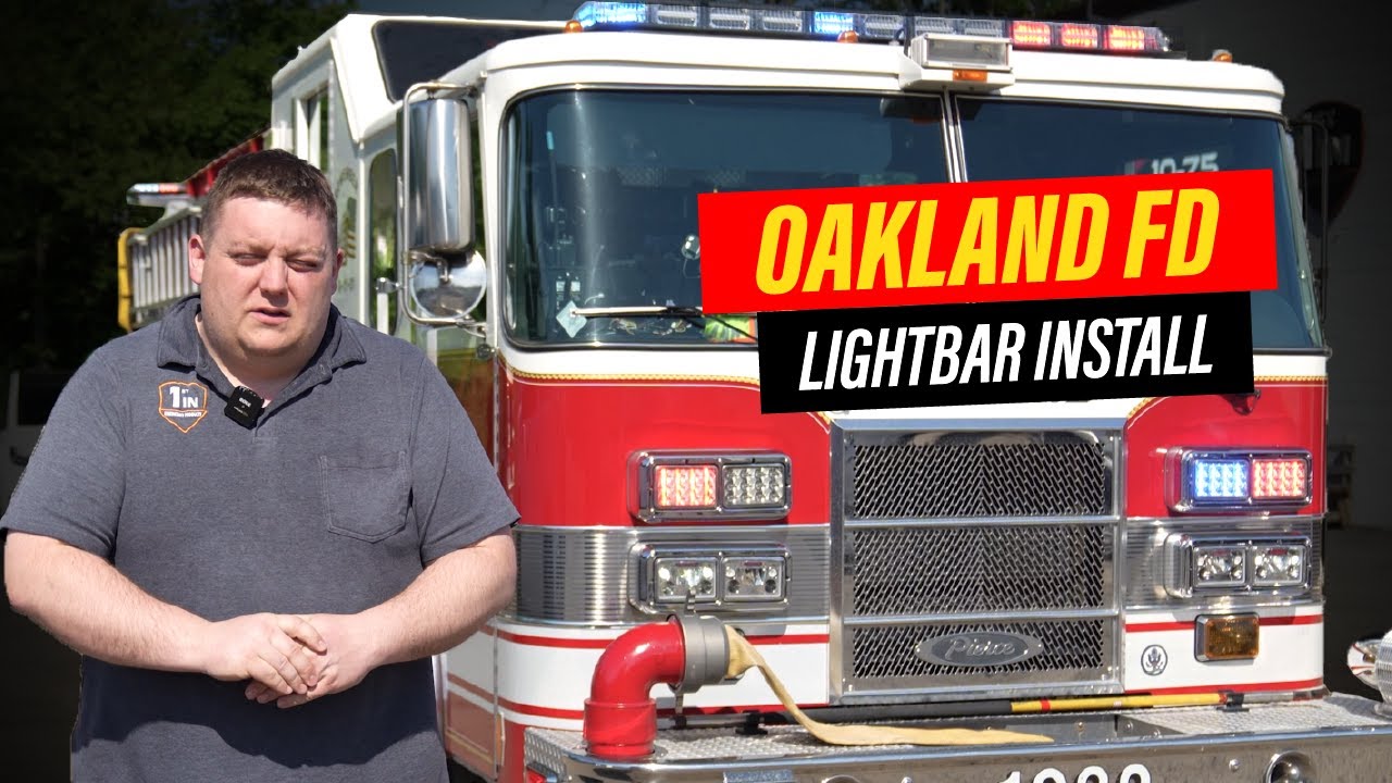 Lightbar Install | Oakland FD | 10-75 Emergency Vehicles