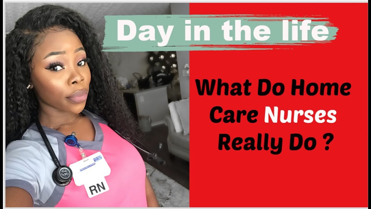 Day in the life of a HomeCare { VISIT} nurse. Come to work with me | what do we really do ? |