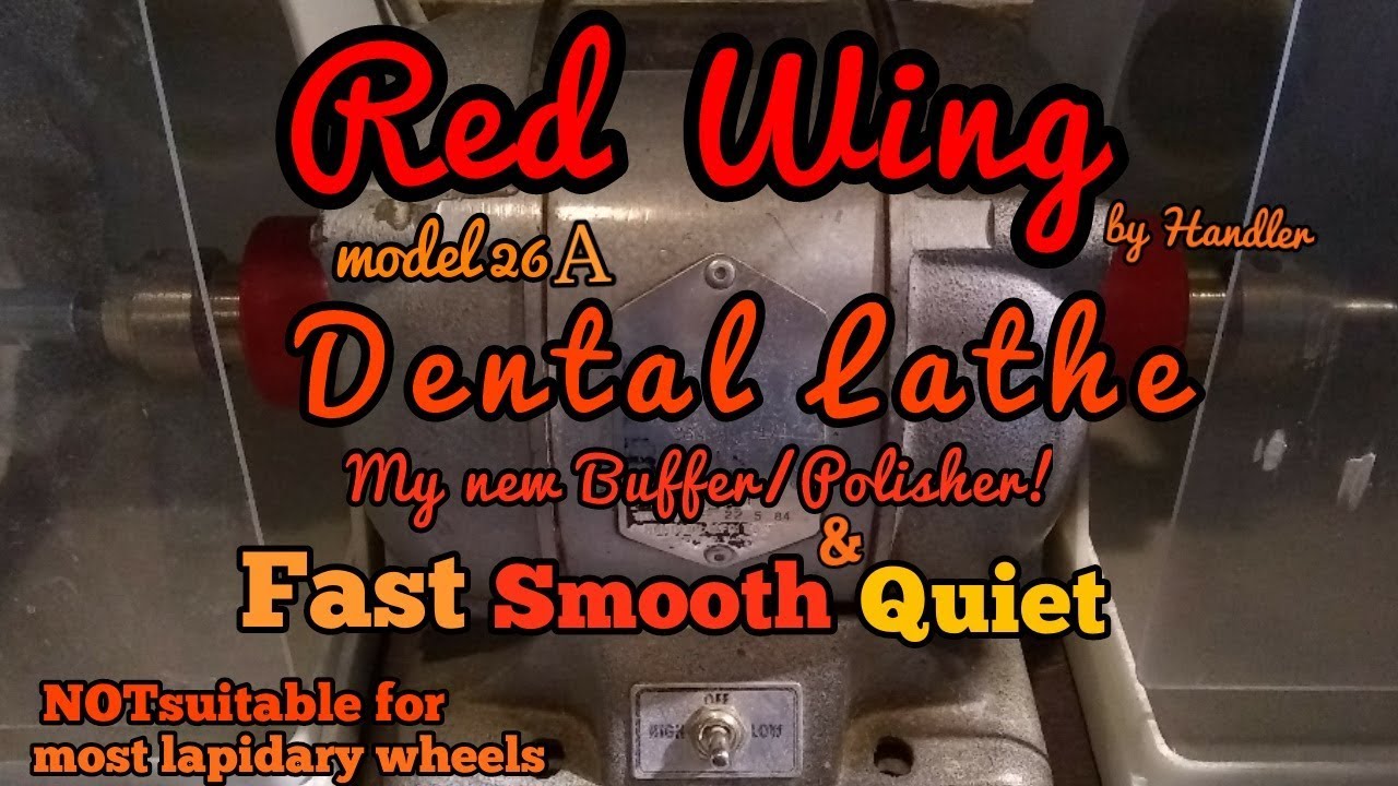 Red Wing model 26A Dental Lathe by Handler