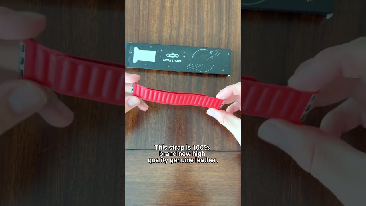 Vistor Leather Link Apple Watch Band | Leather link band🔥🔥🔥