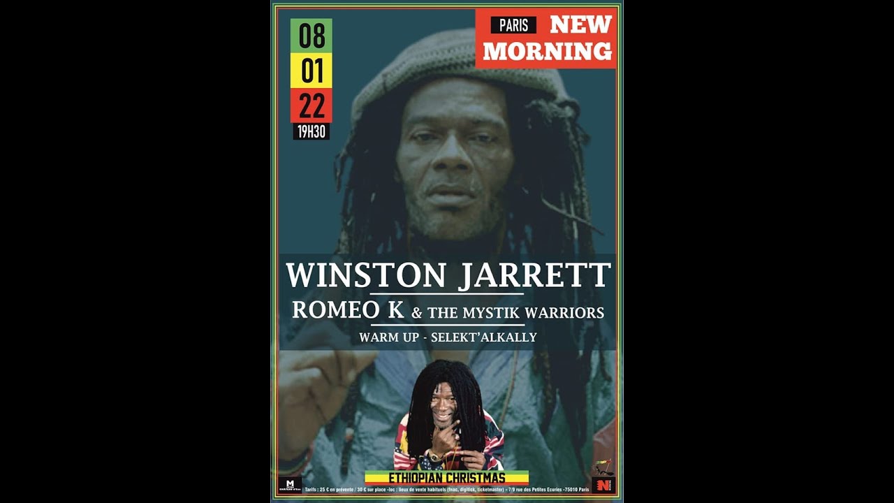 Winston Jarrett au New Morning le 8/1/2022