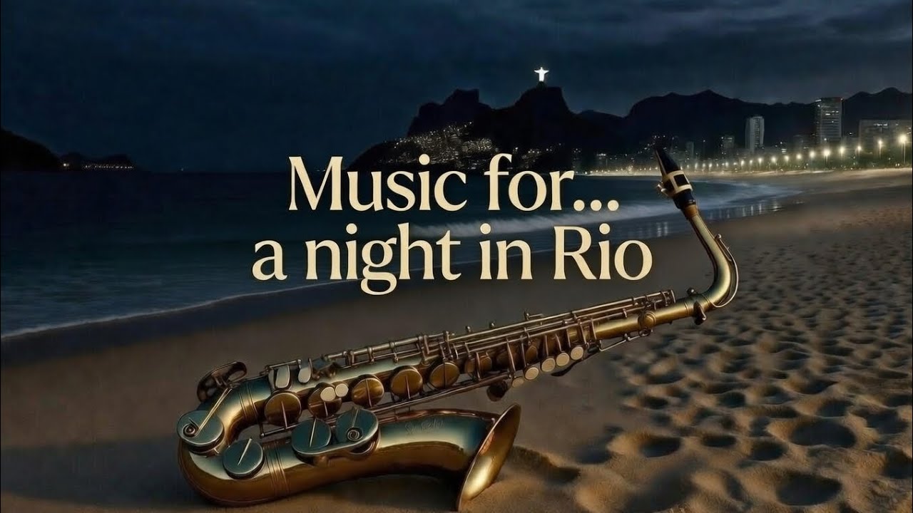 Music for a Night in Rio 🌙 Smooth Bossa Nova with Sax & Piano | Elegant Brazilian Instrumental