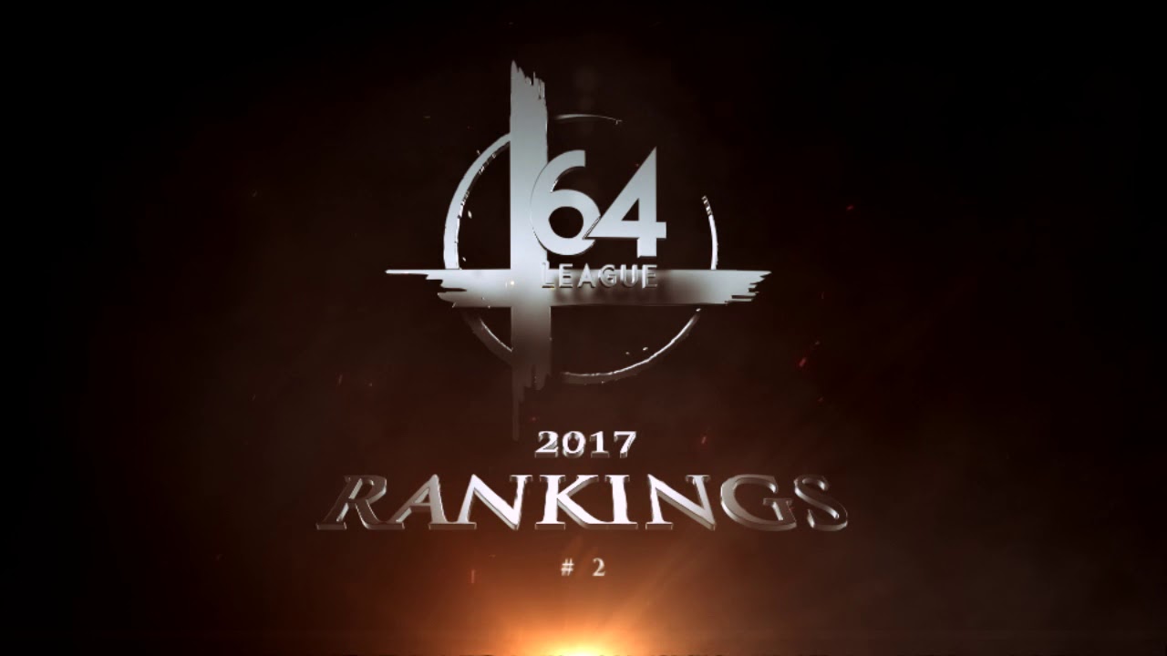 Super Smash Bros 64 League Rankings: 2017 ~ 4-1
