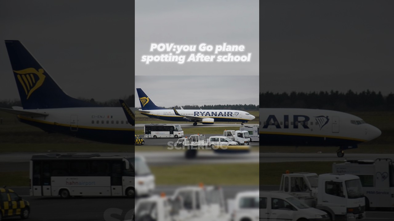 POV:you Go planespotting After school ✈️🏫/