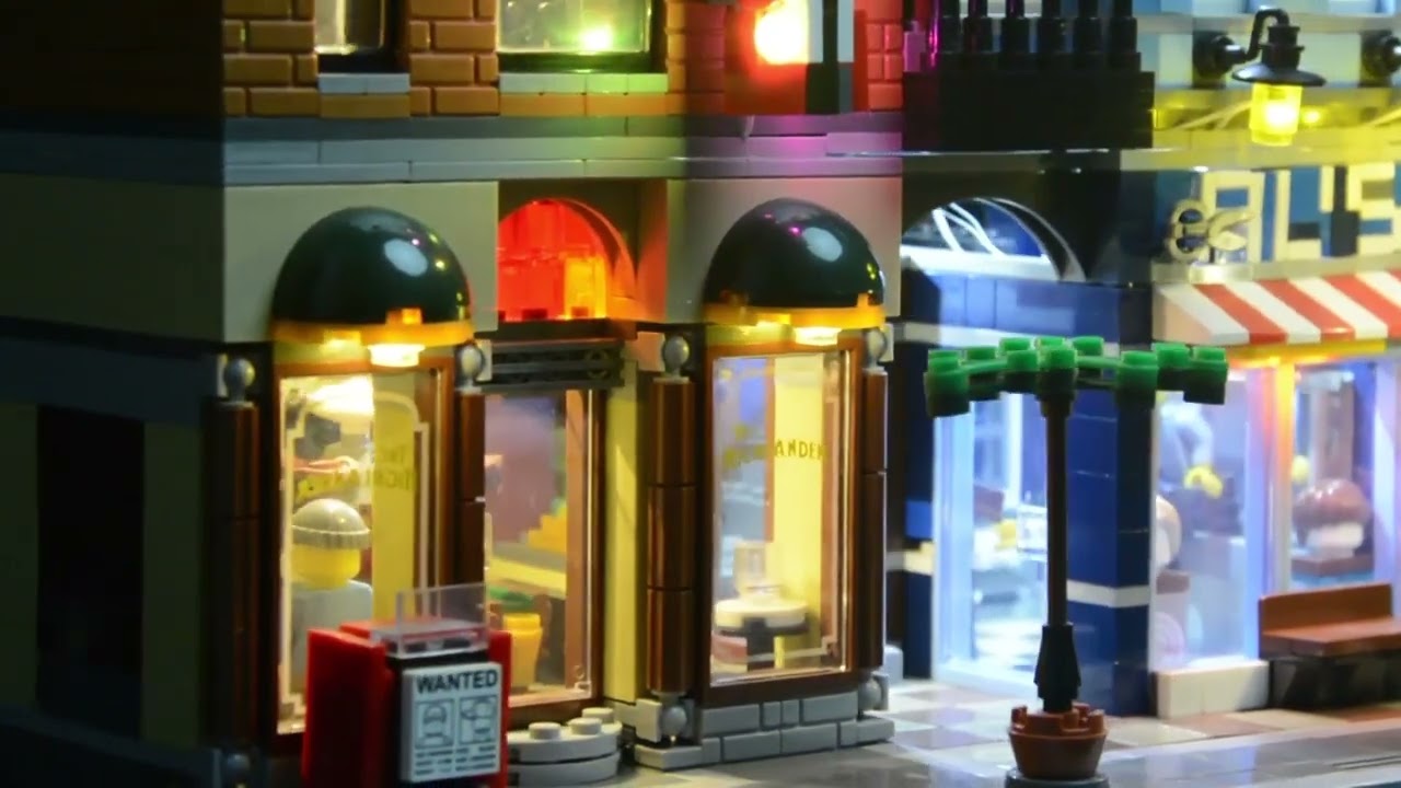 Oświetlenie do LEGO 10246 Creator Expert - Biuro Detektywistyczne