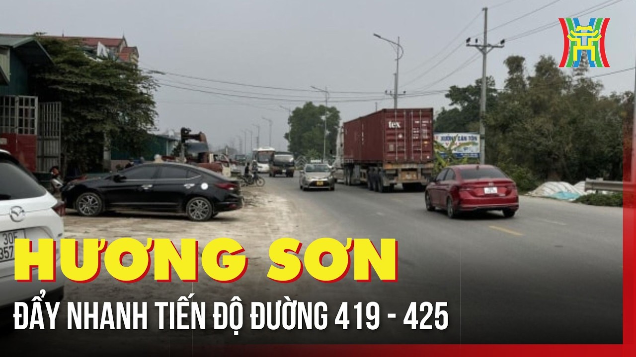 Hương Sơn đẩy nhanh tiến độ đường 419 - 425 | Tin tức