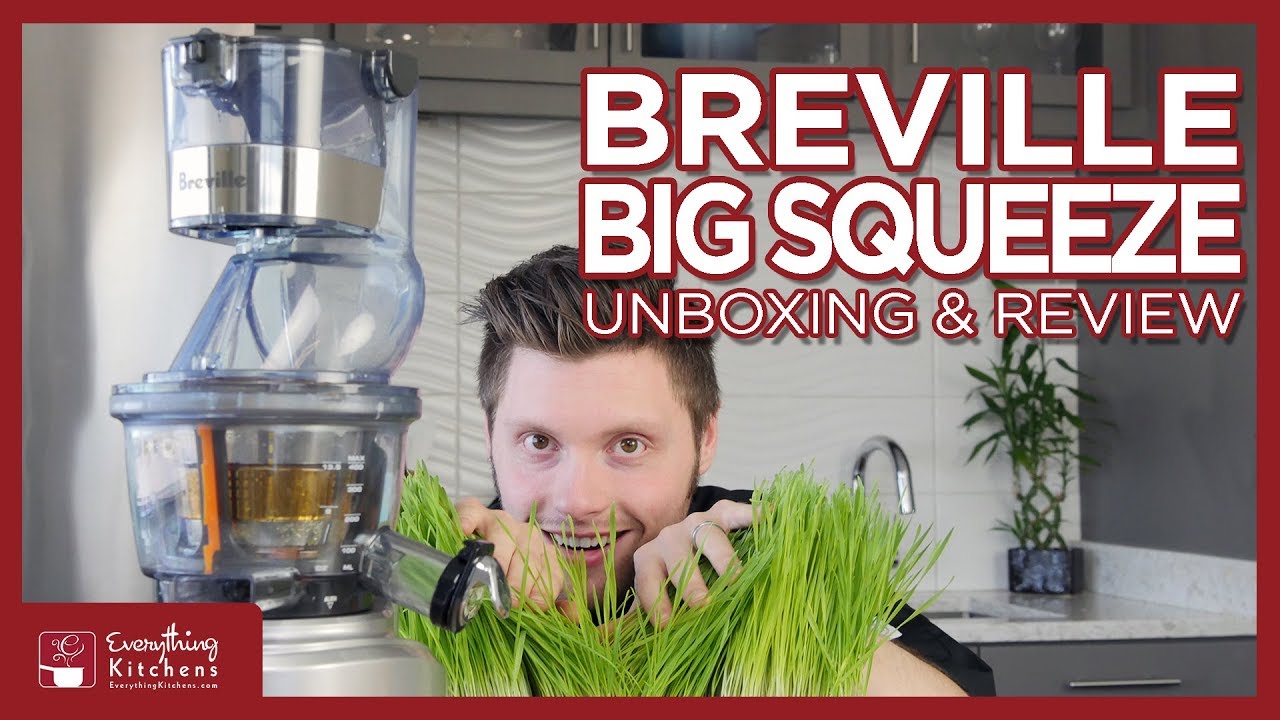 Обзор, распаковка и тестирование соковыжималки Breville Big Squeeze Slow Juicer — BJS700