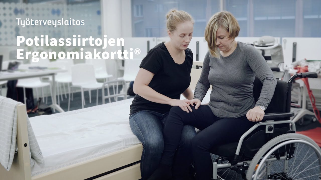 Potilassiirtojen Ergonomiakortti® -koulutus: liikkumisen avustaminen, nostot ja siirrot