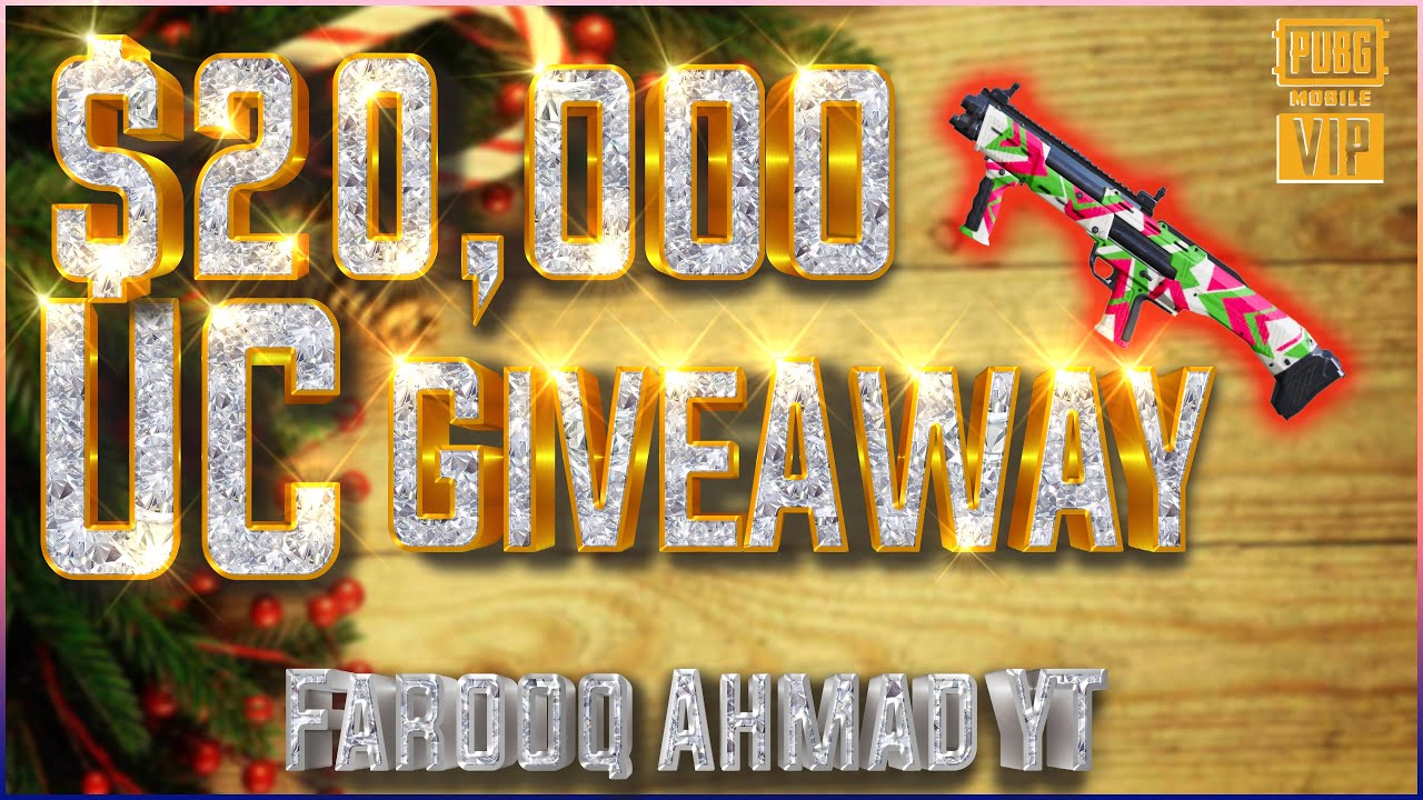 $20,000 UC Giveaway & New DBS Skin | 🔥 PUBG Mobile 🔥