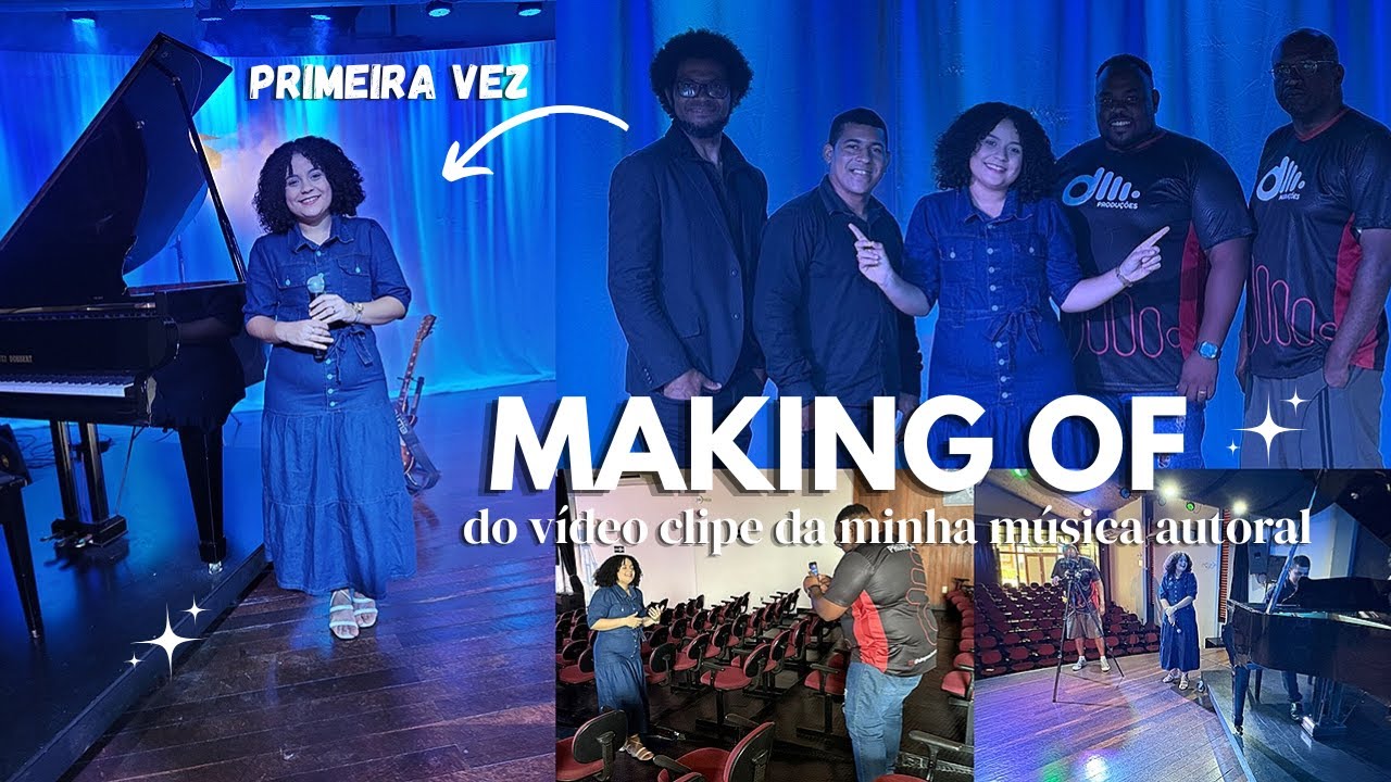 MAKING OF DO CLIPE VERDADEIRO ADORADOR - EVYLLAYNE PAULA (meu primeiro vídeo clipe)