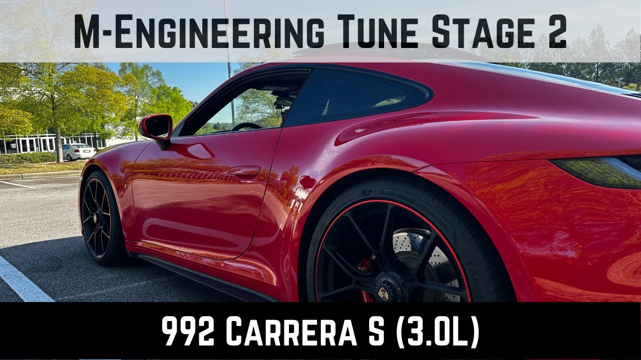 Tuning my 992 Carrera S with M Engineering Tune - Insanely Fast!