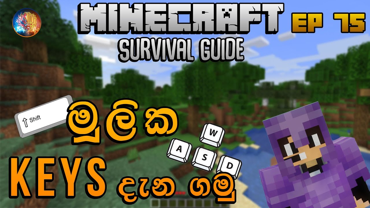 මූලික keys | Minecraft Survival Guide Sinhala 1.19 EP 75