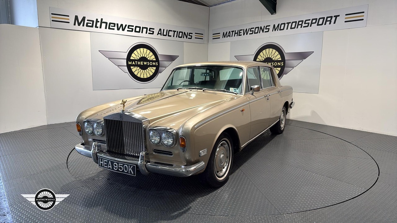 1972 ROLLS ROYCE SILVER SHADOW | Mathewsons Classic Cars | Auction: 11, 12, 13 March 2026