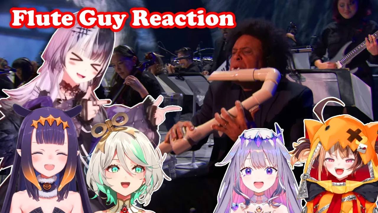 HoloEN Reacts to The Flute Guy and GOTY Performance【HoloEN】