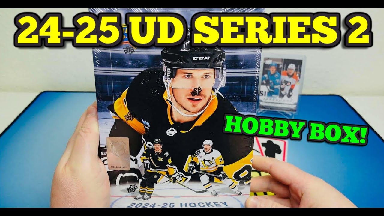 Lepší jak první box?! 2024-25 Upper Deck SERIES 2 Hobby Box!! Hokej karty NHL! Unboxing!