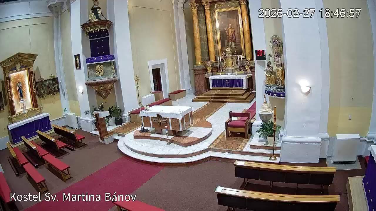 Farnost Bánov - Kostel Sv. Martina Bánov