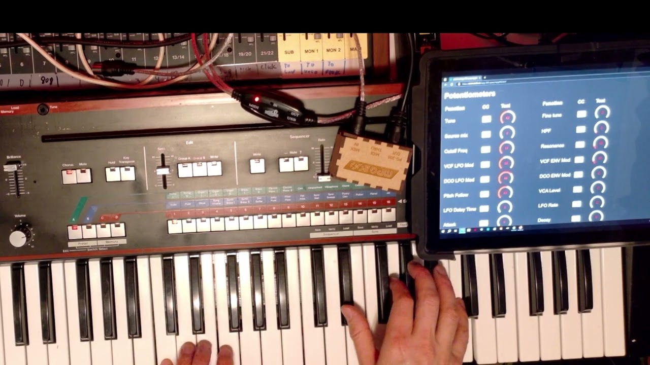 Xonik MPG200, an affordable Midi CC to Roland programmer?