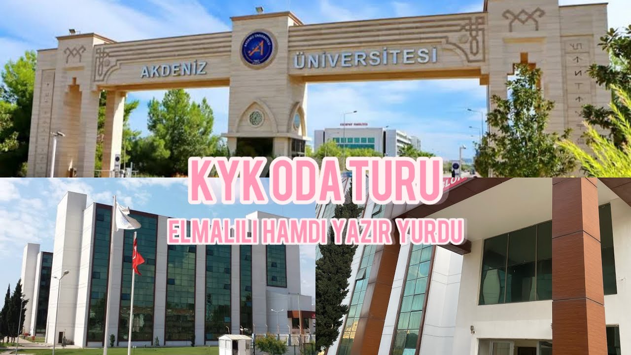 kyk oda turu👀 akdeniz üniversitesi🎓 elmalılı hamdi yazır yurdu #akdenizüniversitesi #kyk #odaturu
