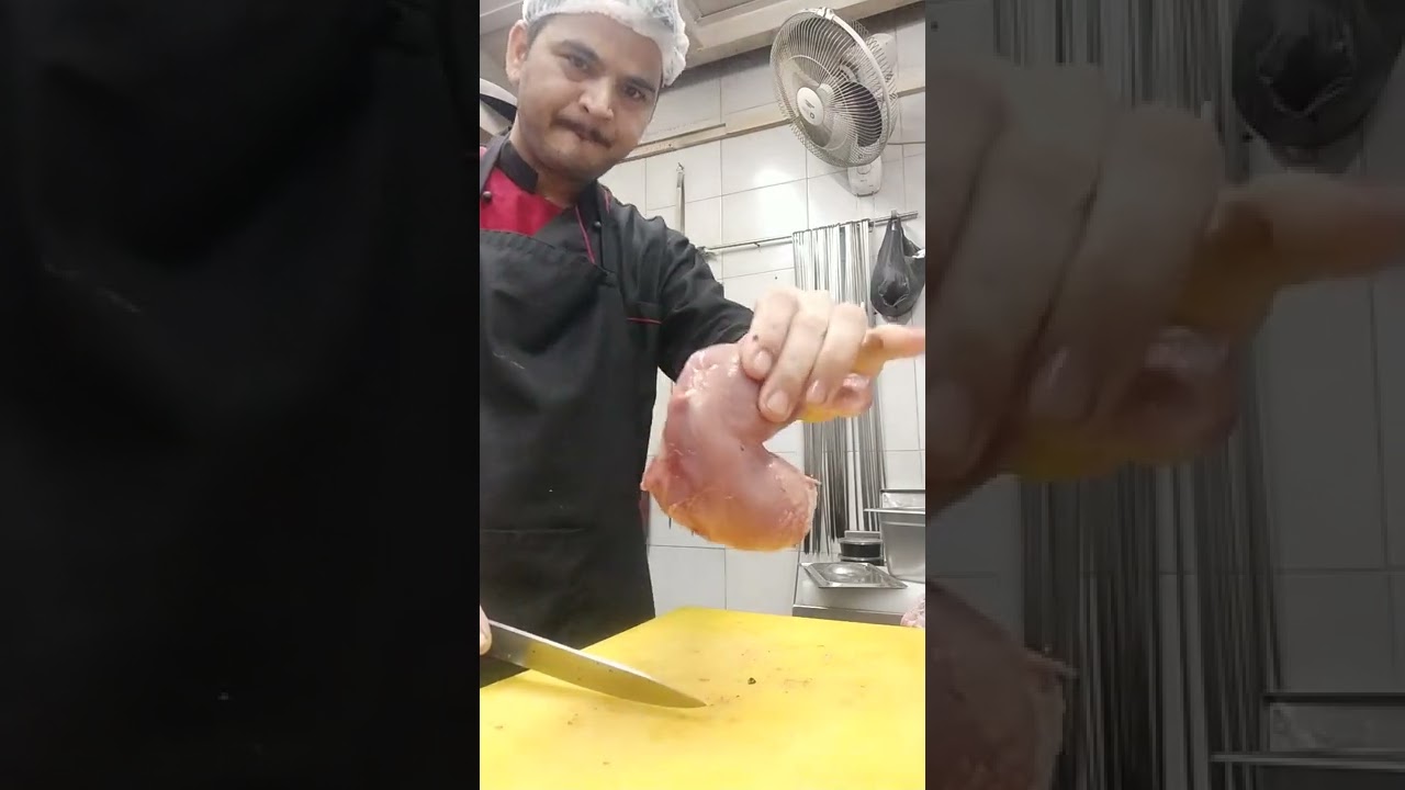 तंदूरी चिकन को कैसे काटे/  How To Tandoori Chicken Cutting 2022