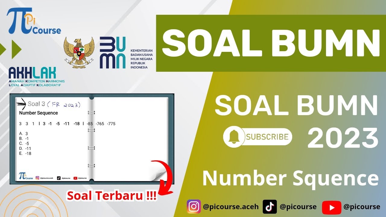 Bocoran Soal Asli TKD BUMN 2023 - Number Squence