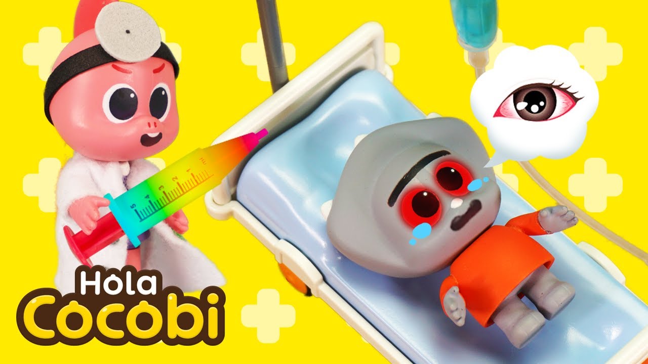 ¡Me Duelen los Ojos!😱No Te Frotes los Ojos | Cuentos de Hospital para Niños | Hola Cocobi