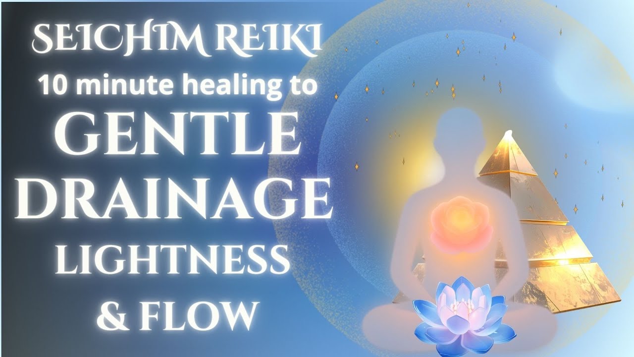 Lymph & Water Retention Clearing | Seichim Reiki for Lightness & Flow (10 Minute Energy Healing)