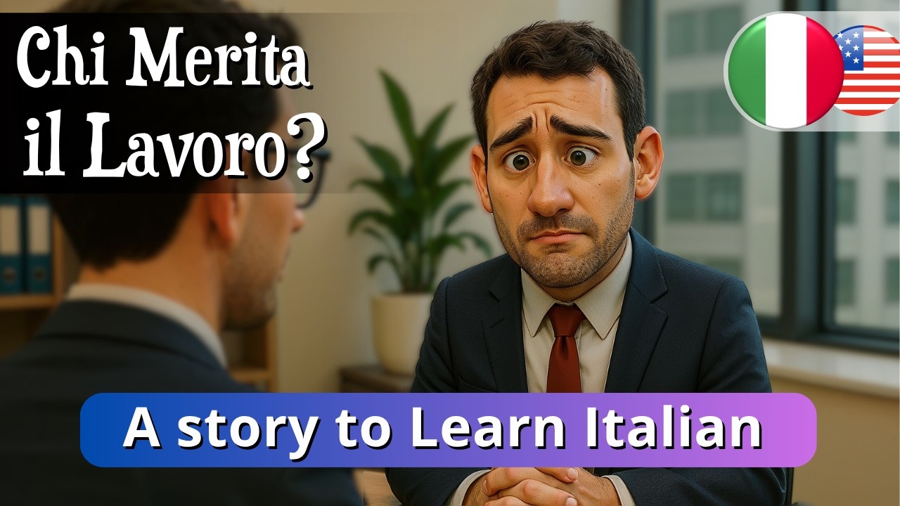 ✨ LEARN ITALIAN Through a Short Story  - A Job Interview That Changed Everything!