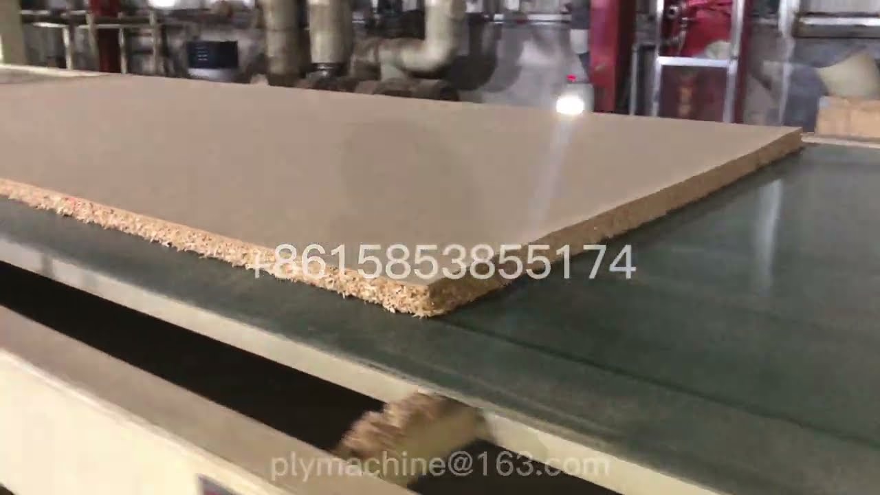 600cbm per day 24 daylight hot press high quality homogeneous particle board production line