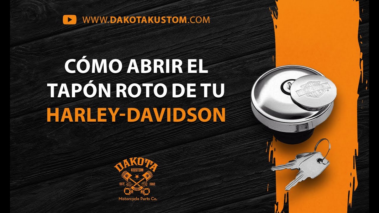 Como abrir el tapón roto de tu Harley-Davidson - Dakota Kustom