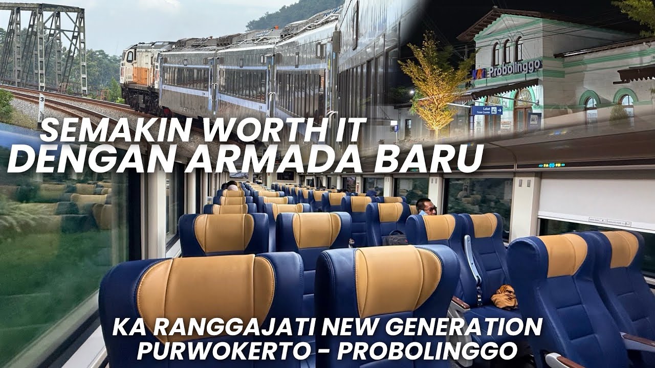 UPGRADE KELAS KINI MAKIN WORTH IT‼️KA Ranggajati Ekonomi New Generation Purwokerto - Probolinggo
