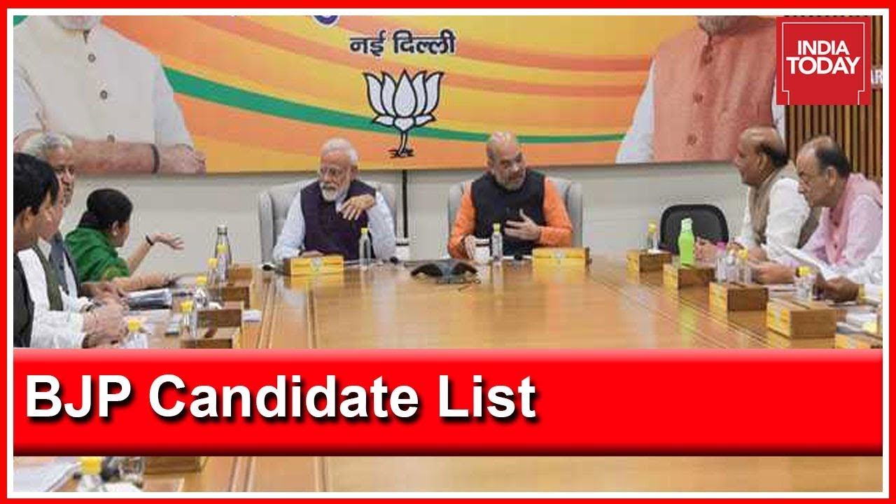BJP To Announce The List Of Candidates For Lok Sabha Elections