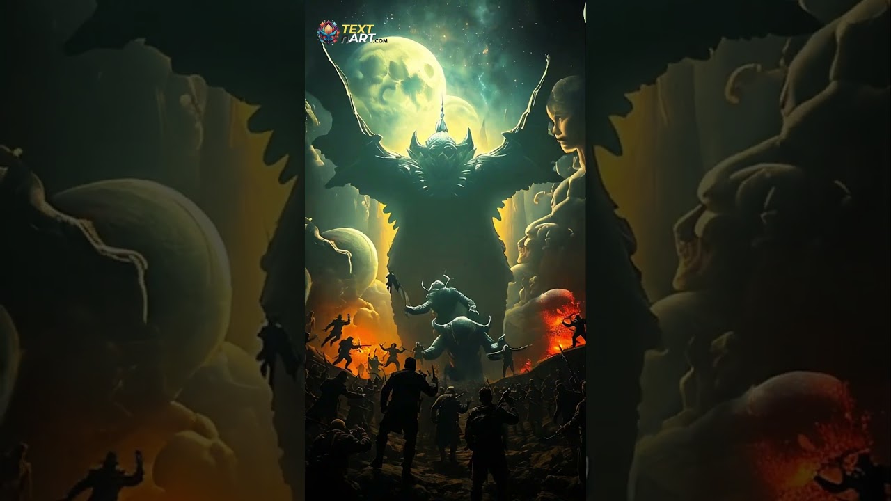 Dramatic Fiction Scene's From The Devil's World  #animation #graphicanimation #aftereffects #ai