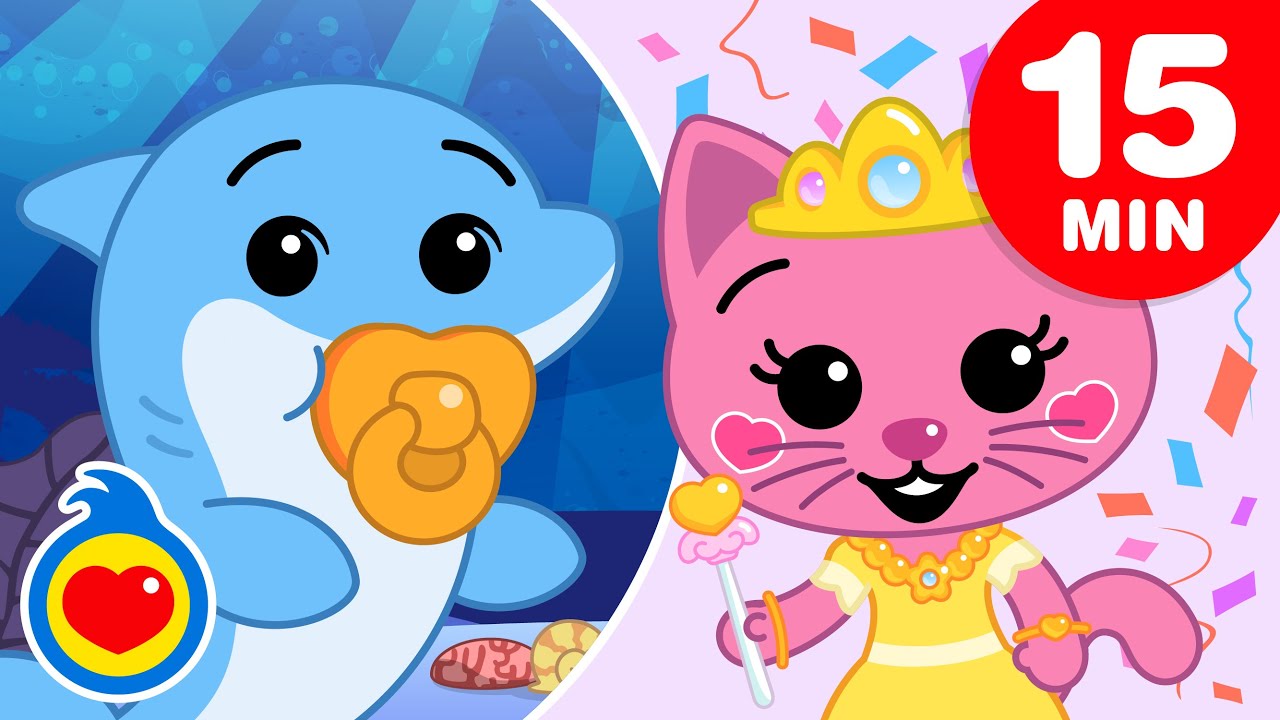 Beb&eacute; Tibur&oacute;n 🦈 Y M&aacute;s Canciones Infantiles del Verano (15 Min) | Plim Plim