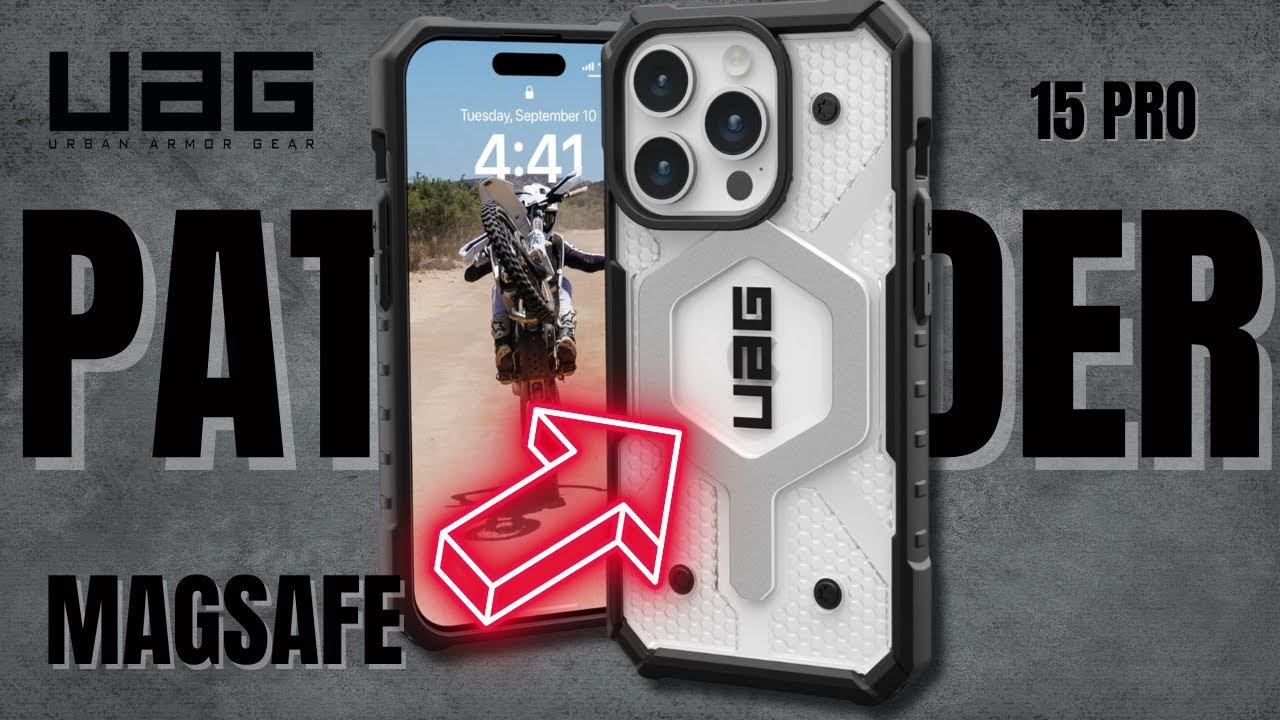 UAG Pathfinder Magsafe Rugged Case iPhone 15 Pro Ice | Review