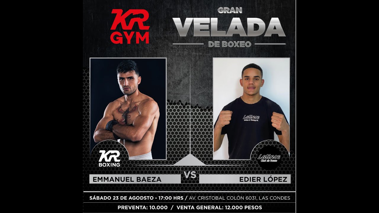 Emmanuel Baeza vs Edier Lopez - KR Boxing 2308/2025