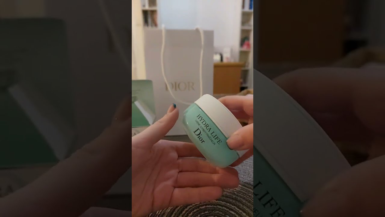 #diorunboxing dior sorbet cream 😇 very gentle and refreshing 🌹