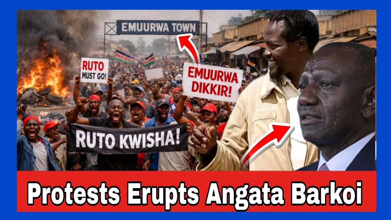 End of Ruto; Protest erupts Emuurwa Dikkir few days after Mp Johanna Ngeno died Crowd demand kamilan