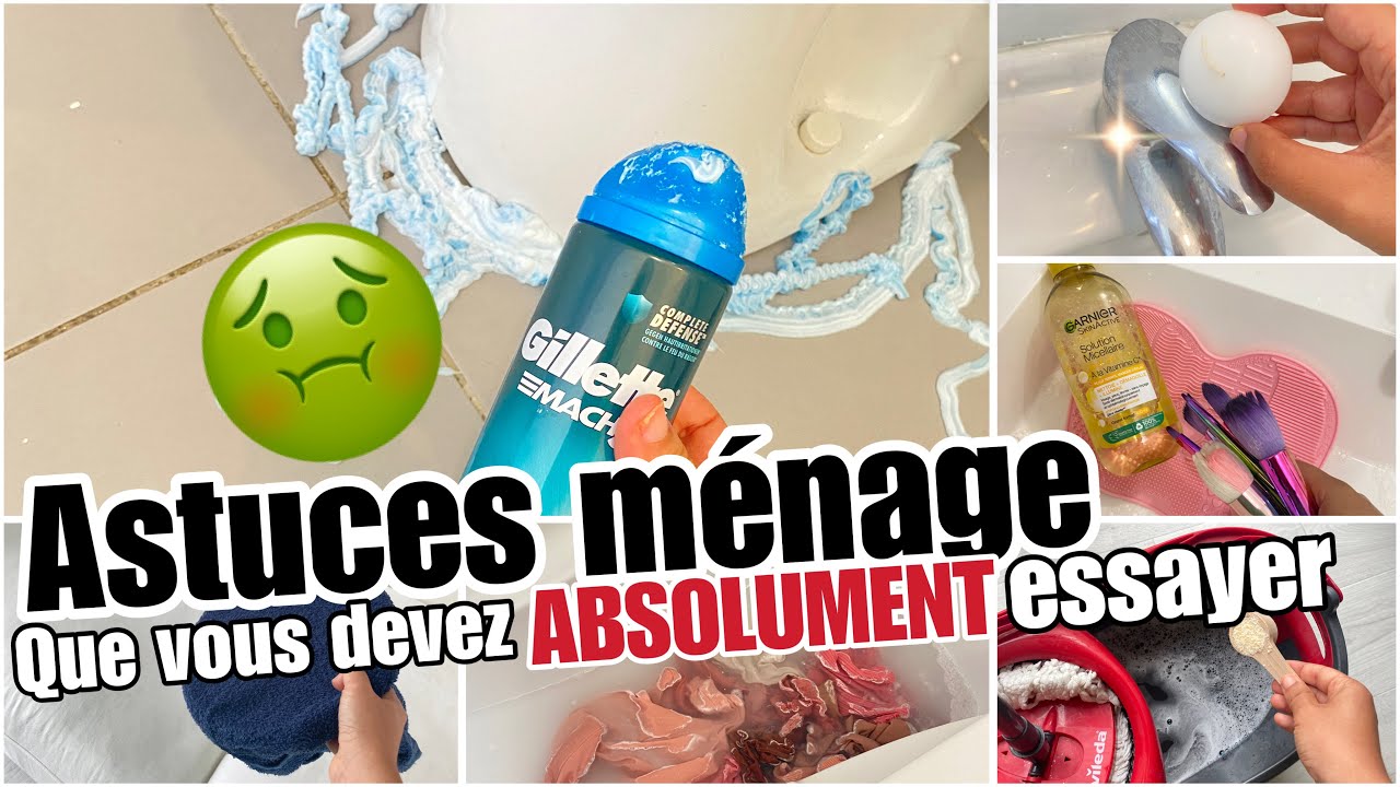 8 ASTUCES MÉNAGE QUE VOUS DEVEZ ABSOLUMENT TESTER 😱😱