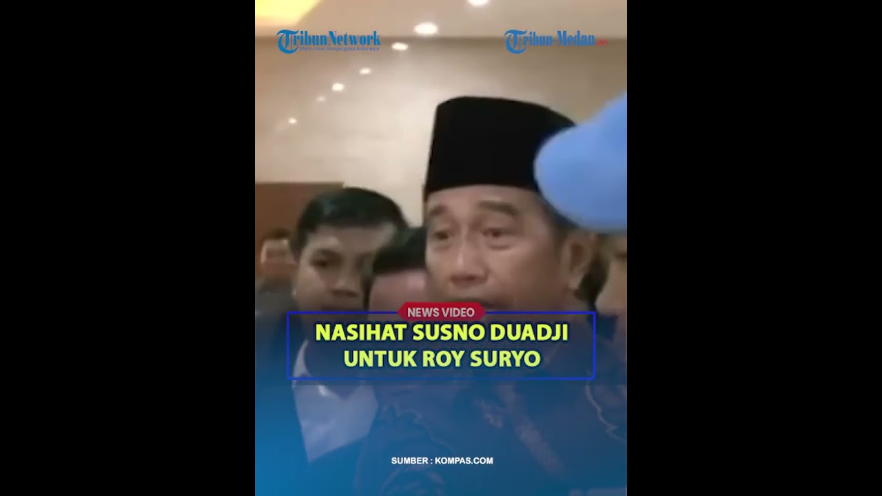NASIHAT SUSNO DUADJI Untuk Roy Suryo Soal Ijazah Palsu Jokowi❓