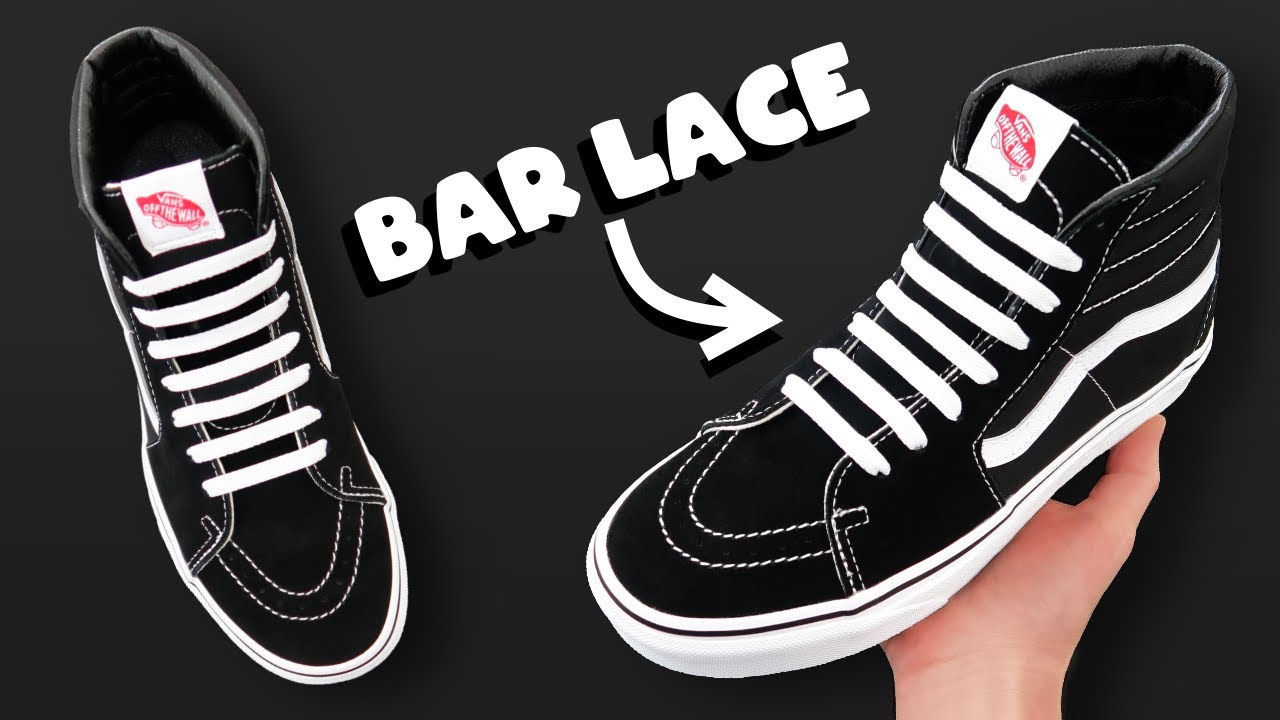 How To Lace VANS Sk8-Hi | VANS Sk8-Hi lacing tutorial (BEST WAY!)