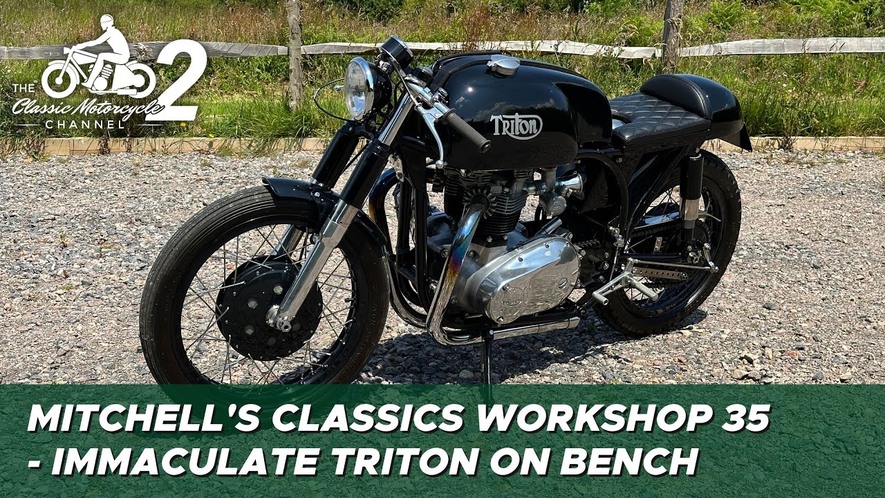 Classic Motorcycle Workshop Vlog 35 - 1970 Triton 750 cafe racer - pt 1/2