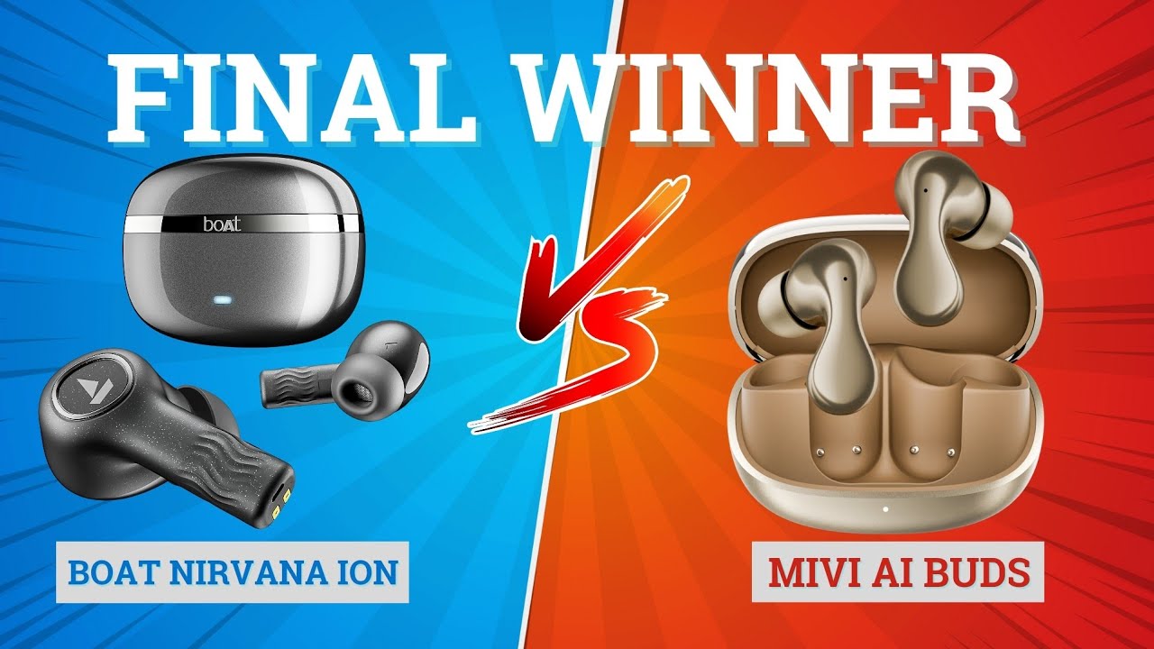 boAt Nirvana Ion vs Mivi AI Buds 🔥 Who wins the battle of Music, Gaming & Battery⚡️