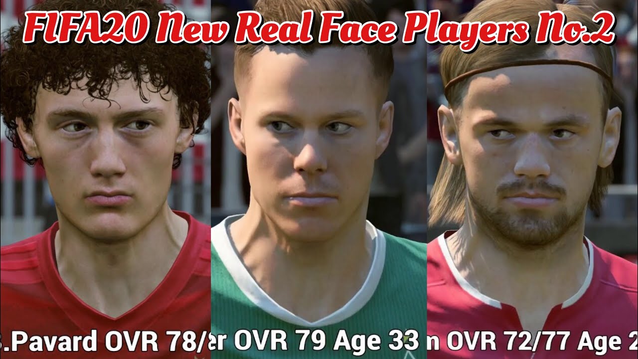FIFA20 New Real Face Players No.2