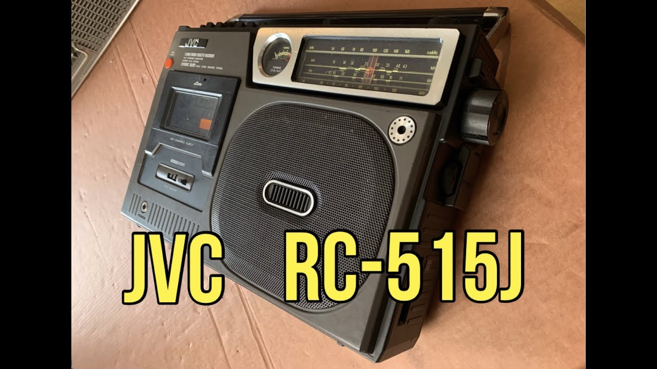 JVC RC-515J Rare Radio Cassette First Look. Vintage Boombox