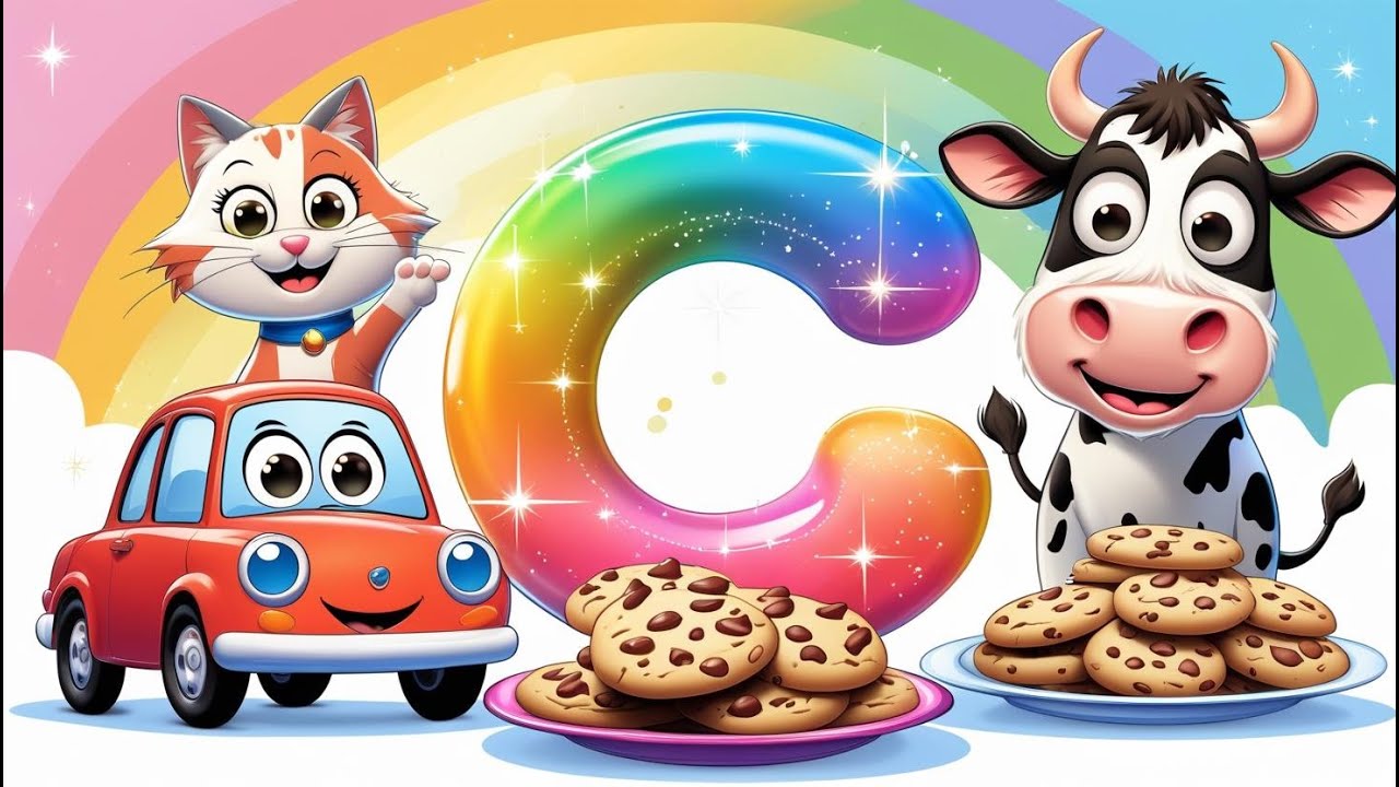 C is for Cat 🐱 | Catchy Letter C Song for Kids