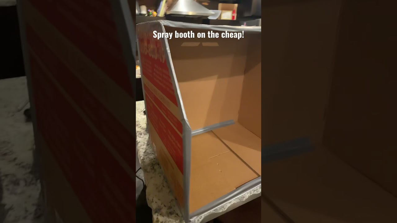 DIY spray booth for upcoming project!